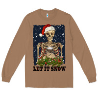 Toasted Coconut let it snow Long Sleeve Tee - RanaPortraitStore