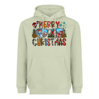 Matcha merry christmas Heavyweight Hoodie - CowhideDigitalArt