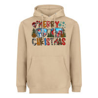 Mushroom merry christmas Heavyweight Hoodie - CowhideDigitalArt