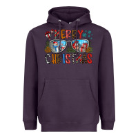 Plum merry christmas Heavyweight Hoodie - CowhideDigitalArt