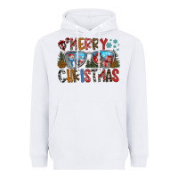 White merry christmas Heavyweight Hoodie - CowhideDigitalArt