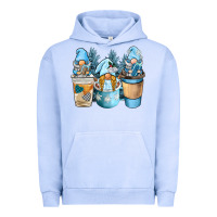 Pigment Grape Ice winter coffee gnome Urban Hoodie - BarkalooDesign