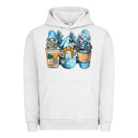 Pigment Lunar Rock winter coffee gnome Urban Hoodie - BarkalooDesign