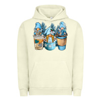 Pigment Pistachio winter coffee gnome Urban Hoodie - BarkalooDesign