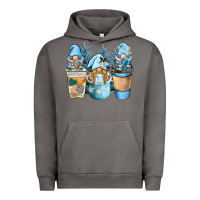 Pigment Tornado winter coffee gnome Urban Hoodie - BarkalooDesign