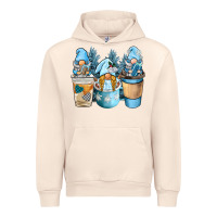 Sandshell winter coffee gnome Urban Hoodie - BarkalooDesign