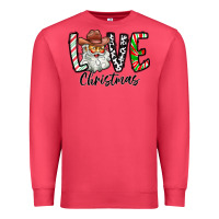 Cardinal Love Christmas Santa Premium Sweatshirt - CowhideDigitalArt
