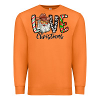 Carrot Love Christmas Santa Premium Sweatshirt - CowhideDigitalArt