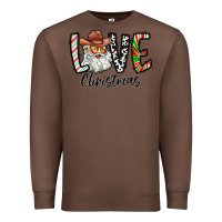 Chestnut Love Christmas Santa Premium Sweatshirt - CowhideDigitalArt