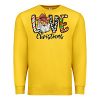 Lemon Love Christmas Santa Premium Sweatshirt - CowhideDigitalArt