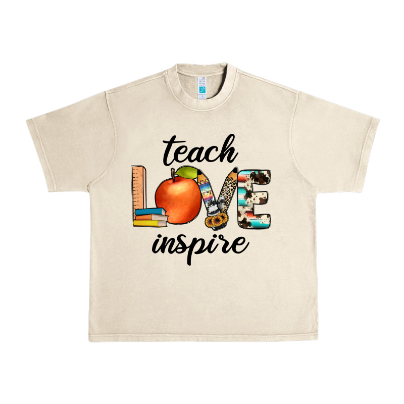 Teach Love Inspıre Urban Heavy Tee by JahusDesignShop | Teevron