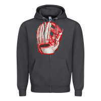Smoke Catchers Mitt Fa Element Zipper Hoodie - FaDigitalArtStudio