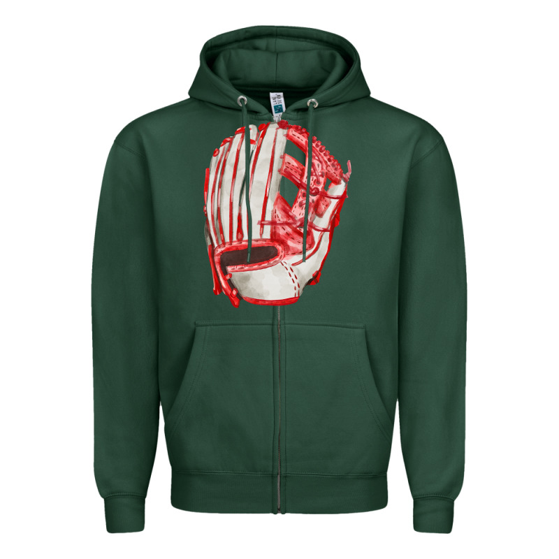 Catchers Mitt Fa Element Zipper Hoodie by FaDigitalArtStudio | Teevron