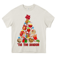 Cream tis the season mexican christmas Heavy Core Tee - MaliasSmallBusiness