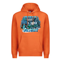 Carrot merry and bright Premium Hoodie - FaDigitalArtStudio
