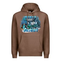 Chestnut merry and bright Premium Hoodie - FaDigitalArtStudio