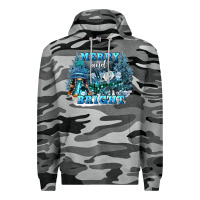 Slate Camo merry and bright Premium Hoodie - FaDigitalArtStudio