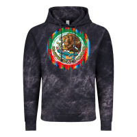 Cloud Black Mexico Coat of Arms Vintage Hoodie - texasbilliewilder