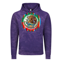 Cloud Purple Mexico Coat of Arms Vintage Hoodie - texasbilliewilder