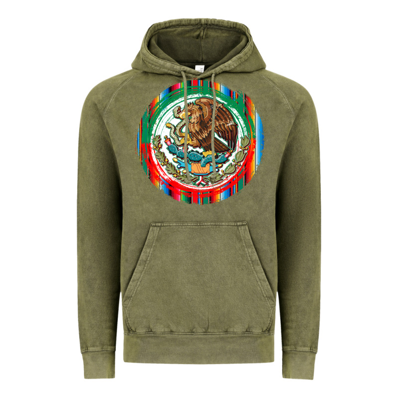 Mexico Coat Of Arms Vintage Hoodie by texasbilliewilder | Teevron