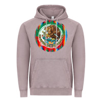 Vintage Zinc Mexico Coat of Arms Vintage Hoodie - texasbilliewilder