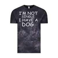 Cloud Black I m Not SIngle I Have a Dog Vintage Tee - Bettercallsaul