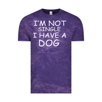 Cloud Purple I m Not SIngle I Have a Dog Vintage Tee - Bettercallsaul