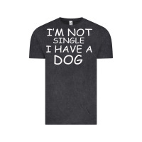 Vintage Black I m Not SIngle I Have a Dog Vintage Tee - Bettercallsaul