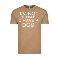 Vintage Coffee I m Not SIngle I Have a Dog Vintage Tee - Bettercallsaul