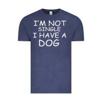 Vintage Denim I m Not SIngle I Have a Dog Vintage Tee - Bettercallsaul