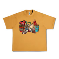 Peanut Butter Football coffee cups Urban Heavy Tee - NancyCooperArtShop