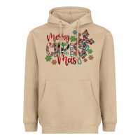 Mushroom Merry Christmas Heavyweight Hoodie - CowhideDigitalArt