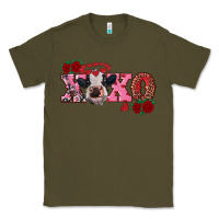 Army Green xoxo calf Classic Tee - RanaPortraitStore