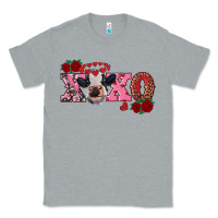 Heather Grey xoxo calf Classic Tee - RanaPortraitStore