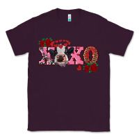 Plum xoxo calf Classic Tee - RanaPortraitStore