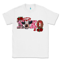 White xoxo calf Classic Tee - RanaPortraitStore