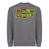 Storm Shamrockin' St. Patrick's Day Heavyweight Sweatshirt - OliviaCreatesArt