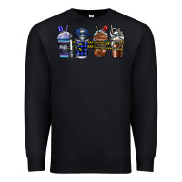Black Police Coffee Premium Sweatshirt - CowhideDigitalArt
