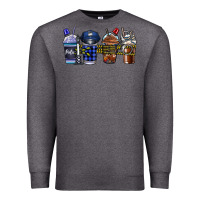 Charcoal Heather Police Coffee Premium Sweatshirt - CowhideDigitalArt