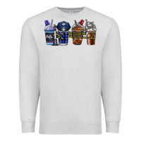 Dove Grey Police Coffee Premium Sweatshirt - CowhideDigitalArt