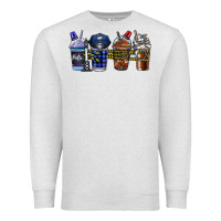 Oatmeal Heather Police Coffee Premium Sweatshirt - CowhideDigitalArt