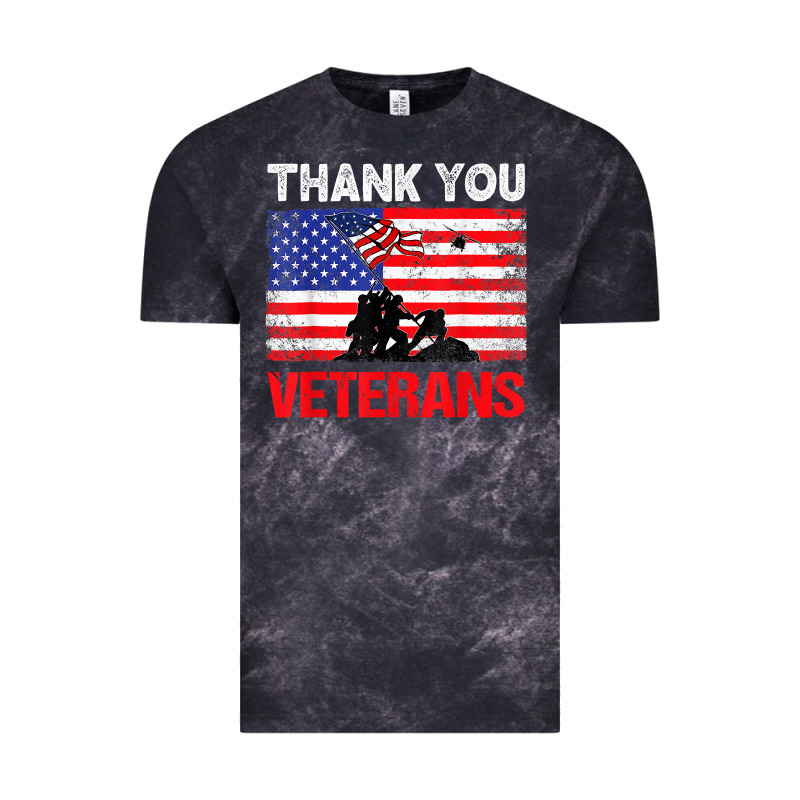 Thank You Veterans Service Patriot Veteran Day American Flag T Shirt Vintage Tee by maiPhamDesign | Teevron