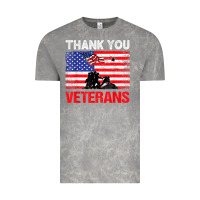 Cloud Rock thank you veterans service patriot veteran day american flag t shirt Vintage Tee - maiPhamDesign