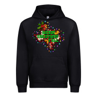 Black merry Christmas y'all Texas map Urban Hoodie - BarkalooDesign