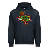 Navy merry Christmas y'all Texas map Urban Hoodie - BarkalooDesign