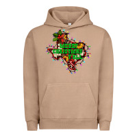 Pigment Burro merry Christmas y'all Texas map Urban Hoodie - BarkalooDesign