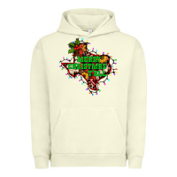 Pigment Pistachio merry Christmas y'all Texas map Urban Hoodie - BarkalooDesign