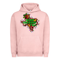 Pigment Salmon merry Christmas y'all Texas map Urban Hoodie - BarkalooDesign