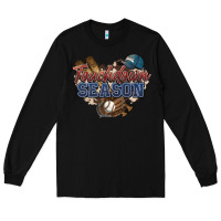 Black Touchdown season Baseball Long Sleeve Tee - HowdyJamesFarm