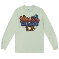 Matcha Touchdown season Baseball Long Sleeve Tee - HowdyJamesFarm